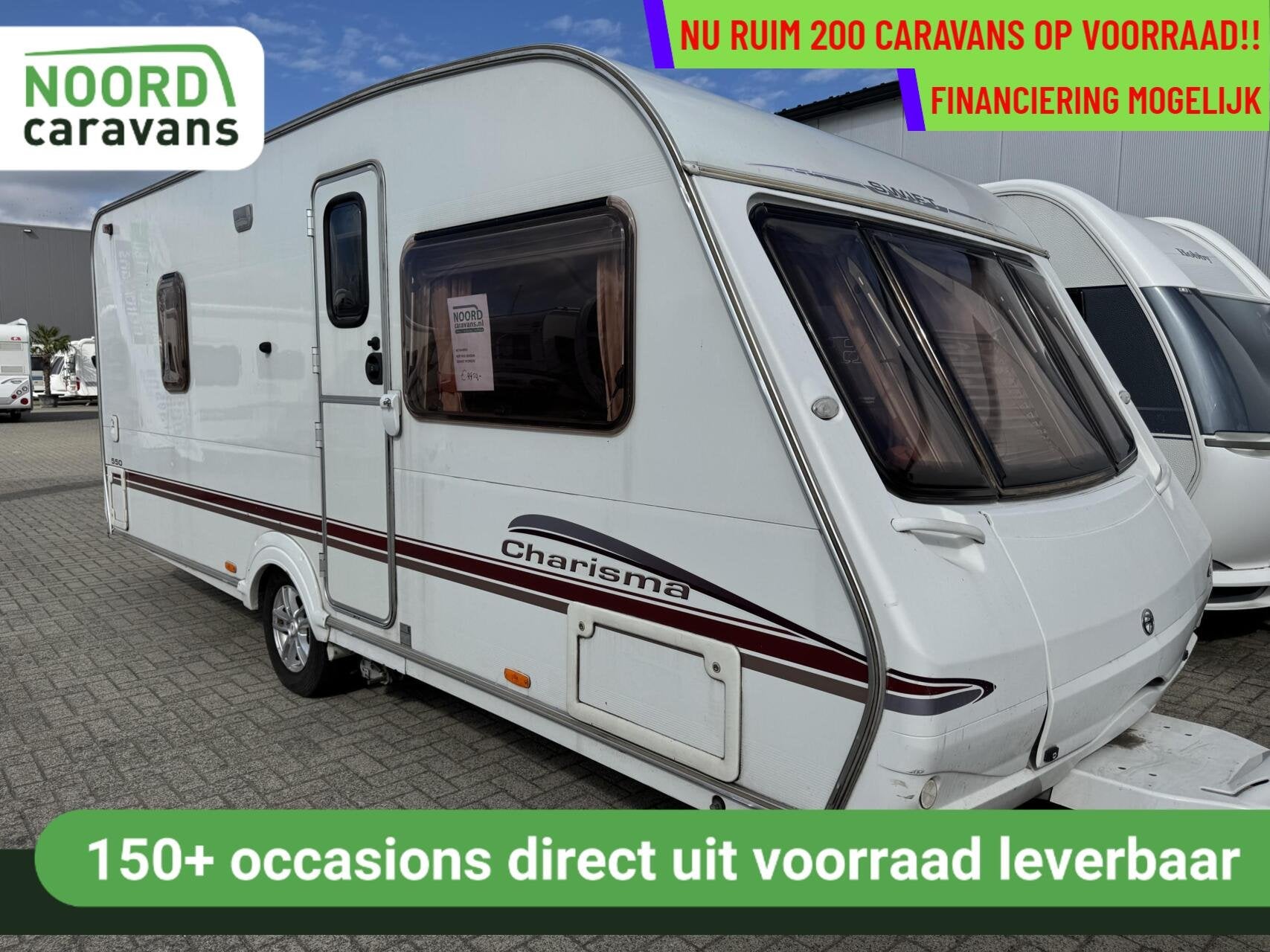 Swift 550 CHARISMA, FRANSBED, MOVER, FIETSENDRAGER, Caravans en Kamperen, Caravans, Rondzit, 7 tot 8 meter, Bedrijf, Swift