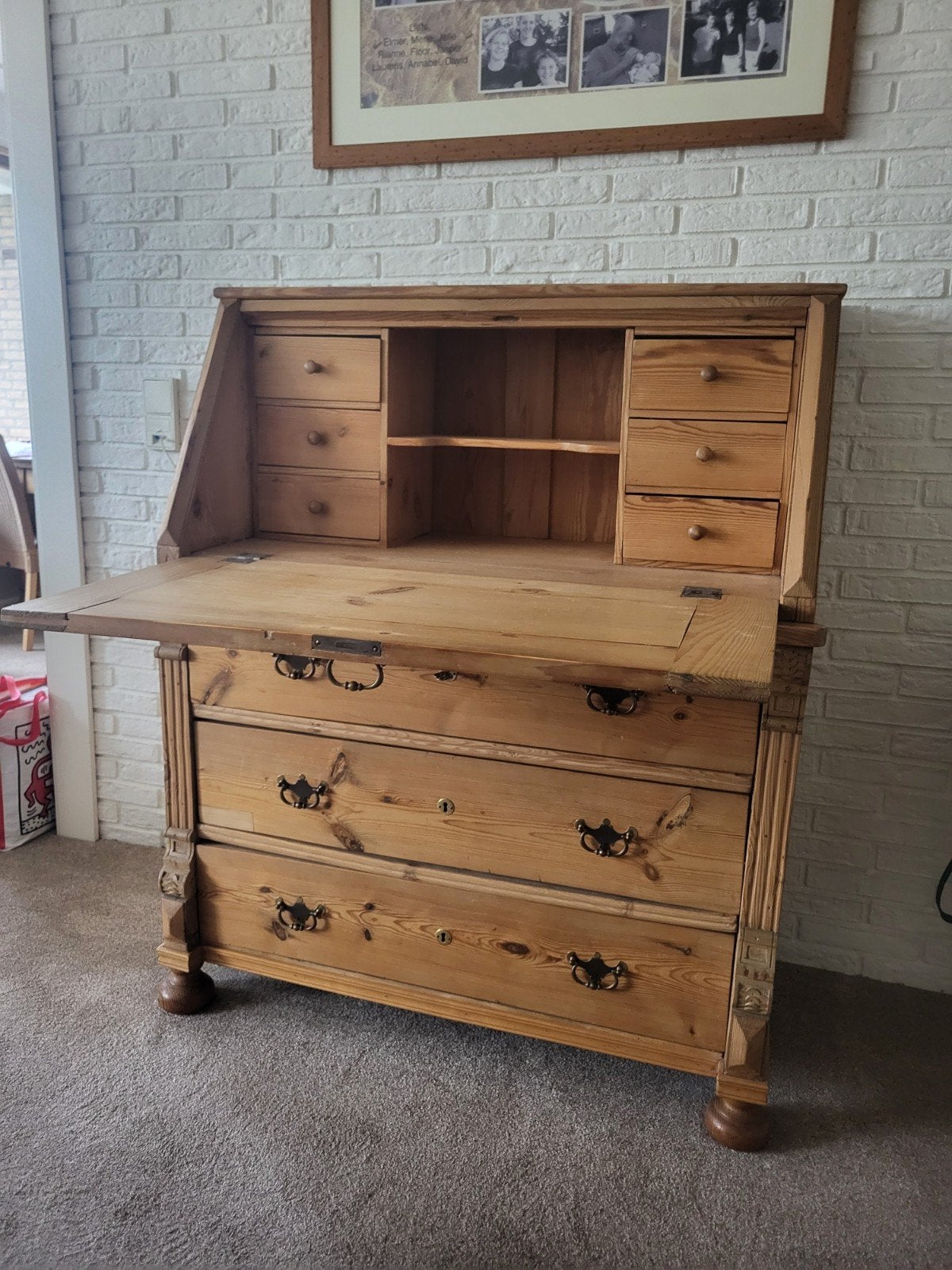 Oud GRENEN meubels 5x in één koop, Ophalen, Gebruikt