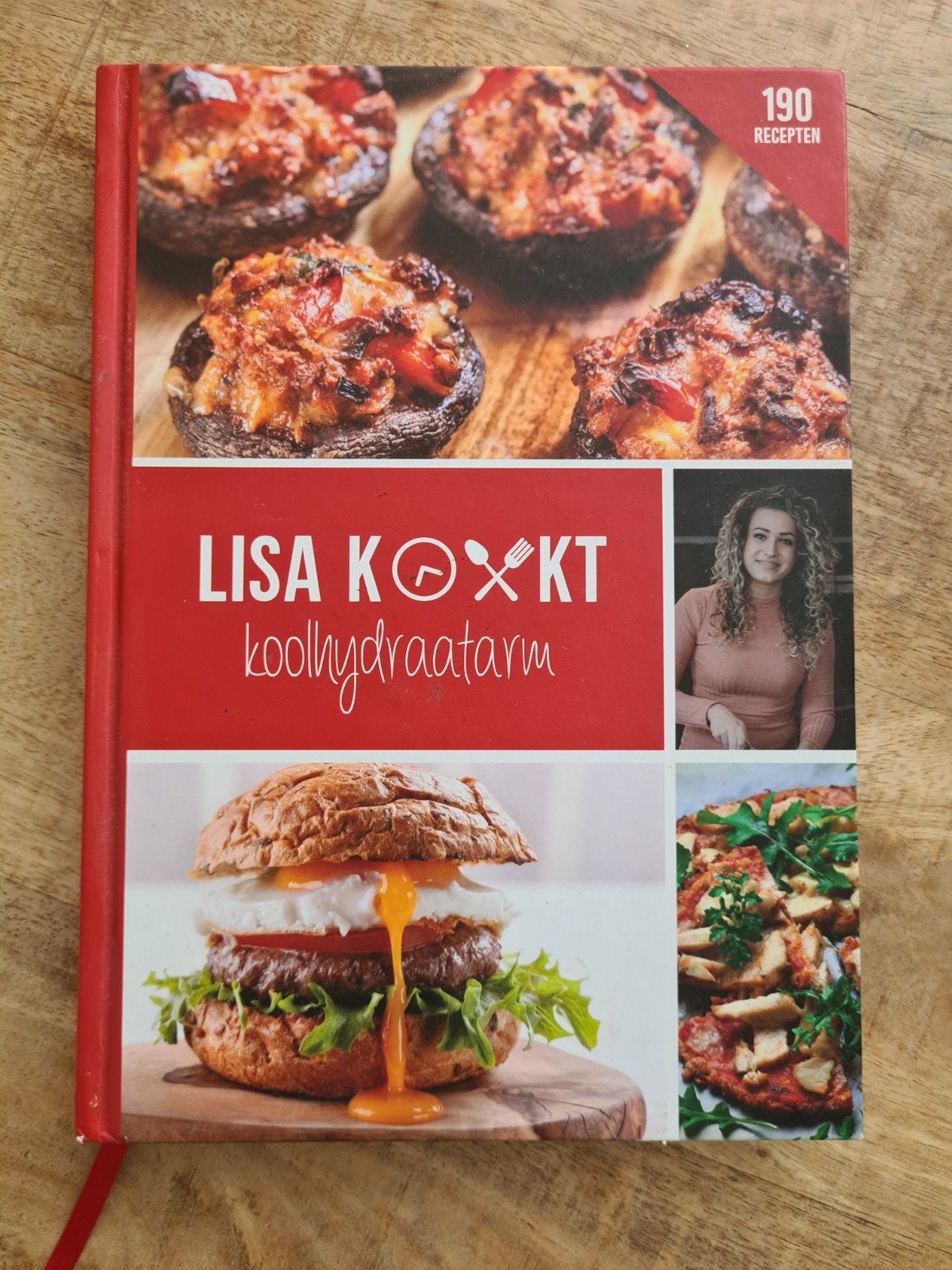 Lisa Kookt Koolhydraatarm Kookboek - 190 Recepten, Boeken, Kookboeken, Hoofdgerechten, Ophalen of Verzenden, Zo goed als nieuw