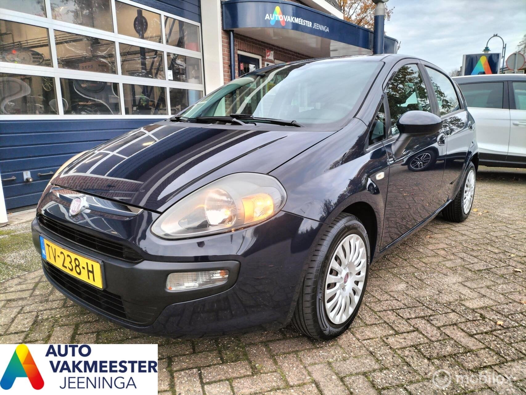 Fiat Punto Evo 1.2 Pop Airco, Auto's, Voorwielaandrijving, 1242 cc, 4 cilinders, Bedrijf