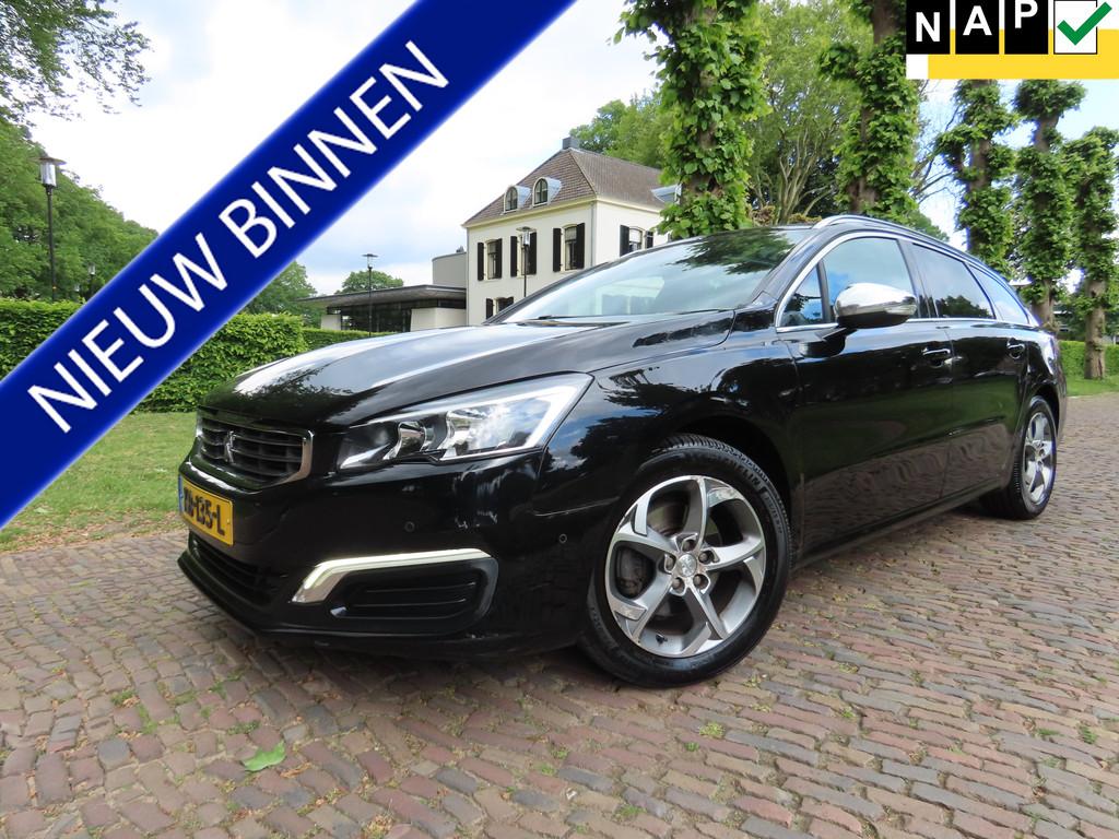Peugeot 508 SW 1.6 e-THP Blue Lease Executive Automaat Leer, Gebruikt, 4 cilinders, Zwart, 165 pk