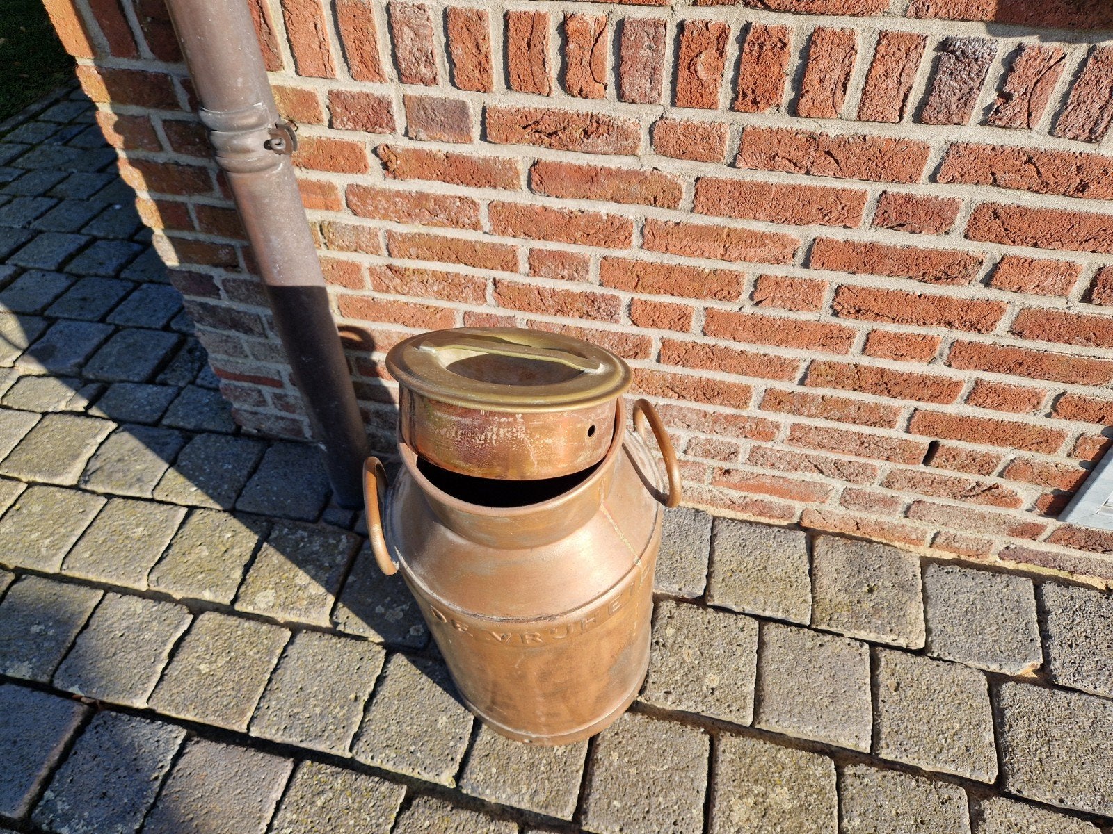 Antieke Koperen Melkbus - Decoratief en Uniek, Ophalen of Verzenden, Koper