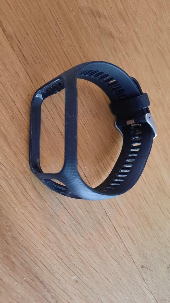 Zwart horlogebandje voor TomTom sporthorloge, Sieraden, Tassen en Uiterlijk, Sporthorloges, Ophalen, Gebruikt, Zwart, TomTom