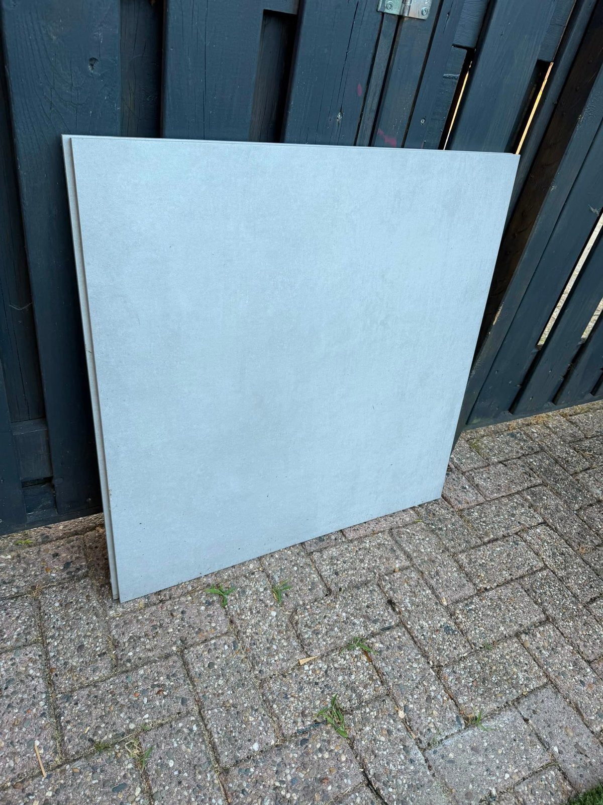 Grote grijze keramische vloertegels - 80x80 cm, Doe-het-zelf en Verbouw, Tegels, 60 cm of meer, Keramiek, Nieuw, Ophalen of Verzenden