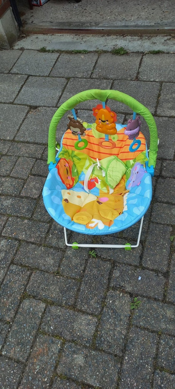 Wipstoeltje met geluid, Ophalen