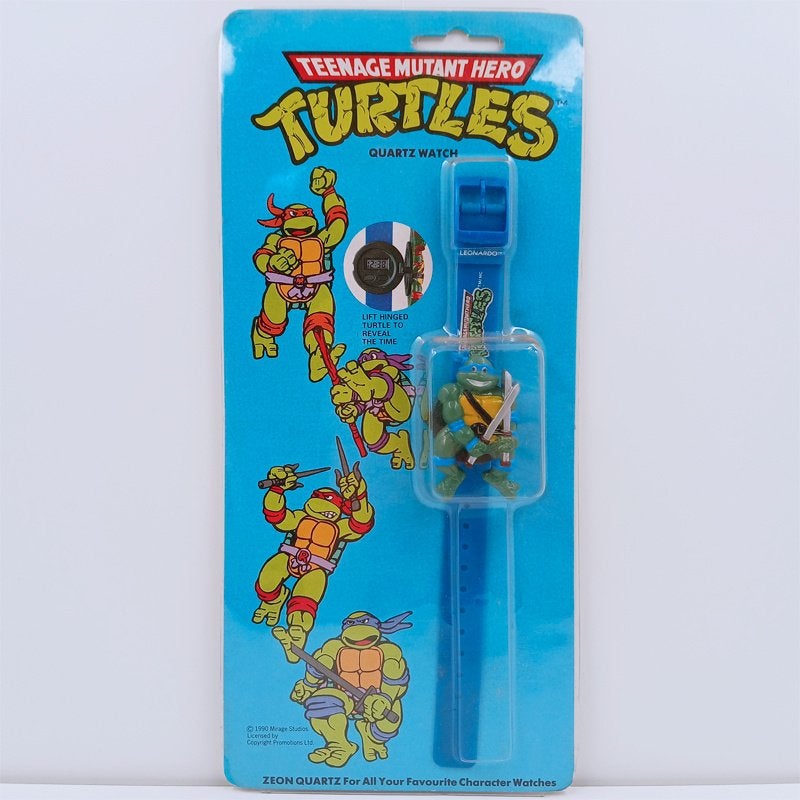 TMNT Leonardo Mirage Studios 1990 Retro Horloge, Ophalen of Verzenden, Nieuw