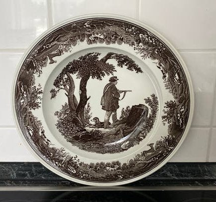 ANJOU Villeroy & Boch XL SERVEERSCHAAL🔹  Wild jacht servies, Ophalen, Overige stijlen, Porselein, Schaal of Schalen