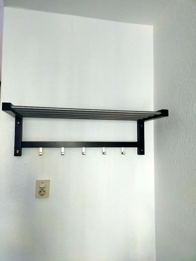 Kapstok Zwart, Huis en Inrichting, Woonaccessoires | Kapstokken, Gebruikt, Minder dan 100 cm, Hout, Ophalen