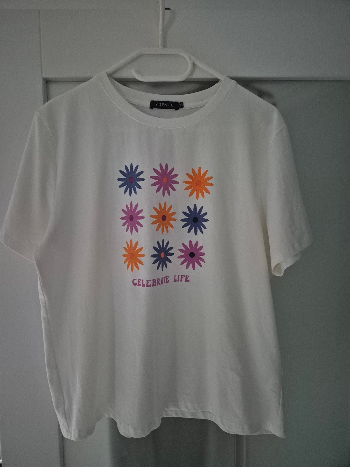 Nieuw wit shirt van Ydence maat L, Wit, Maat 42/44 (L), Nieuw, Korte mouw
