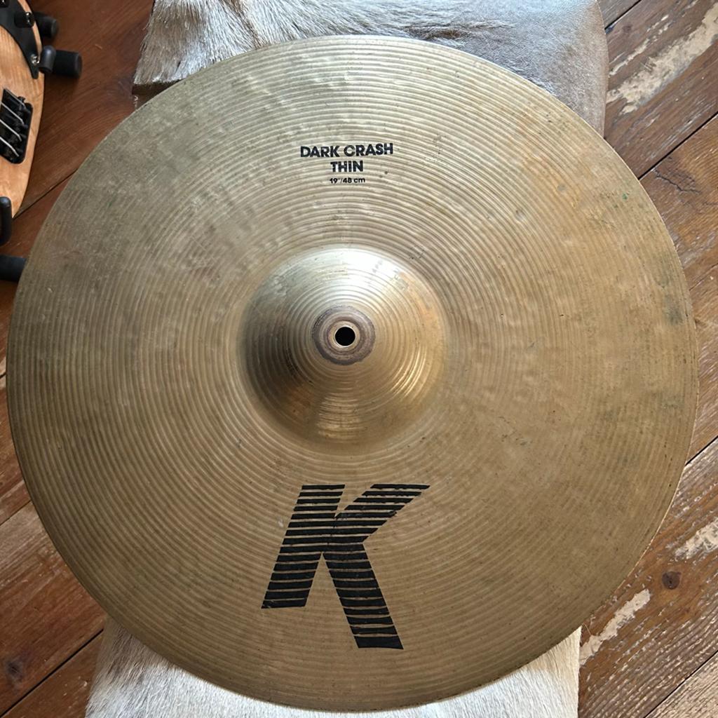 19” Zildjian K Dark Crash Thin (Pre-serial), Gebruikt, Usa, Ophalen of Verzenden, Zildjian