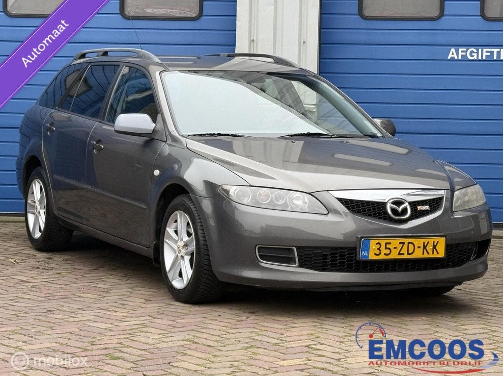 Mazda 6 Sportbreak 2.0i Touring * Airco * Automaat * Cruise, Auto's, 1380 kg, Gebruikt, 4 cilinders, 6 sportbreak
