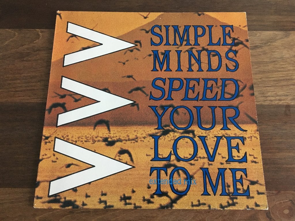 Vinyl Maxisingle Simple Minds Speed Your Love To Me EU, Gebruikt, Ophalen of Verzenden, Pop, EP