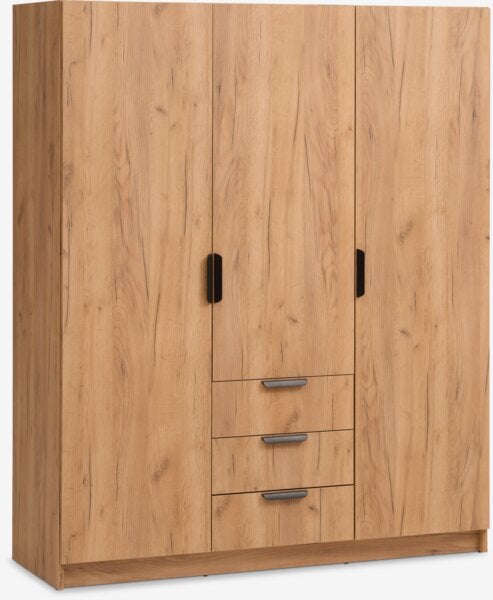 Kledingkast jenslev Jysk, Huis en Inrichting, Kasten | Kledingkasten, 150 tot 200 cm, Zo goed als nieuw, 150 tot 200 cm, 50 tot 75 cm