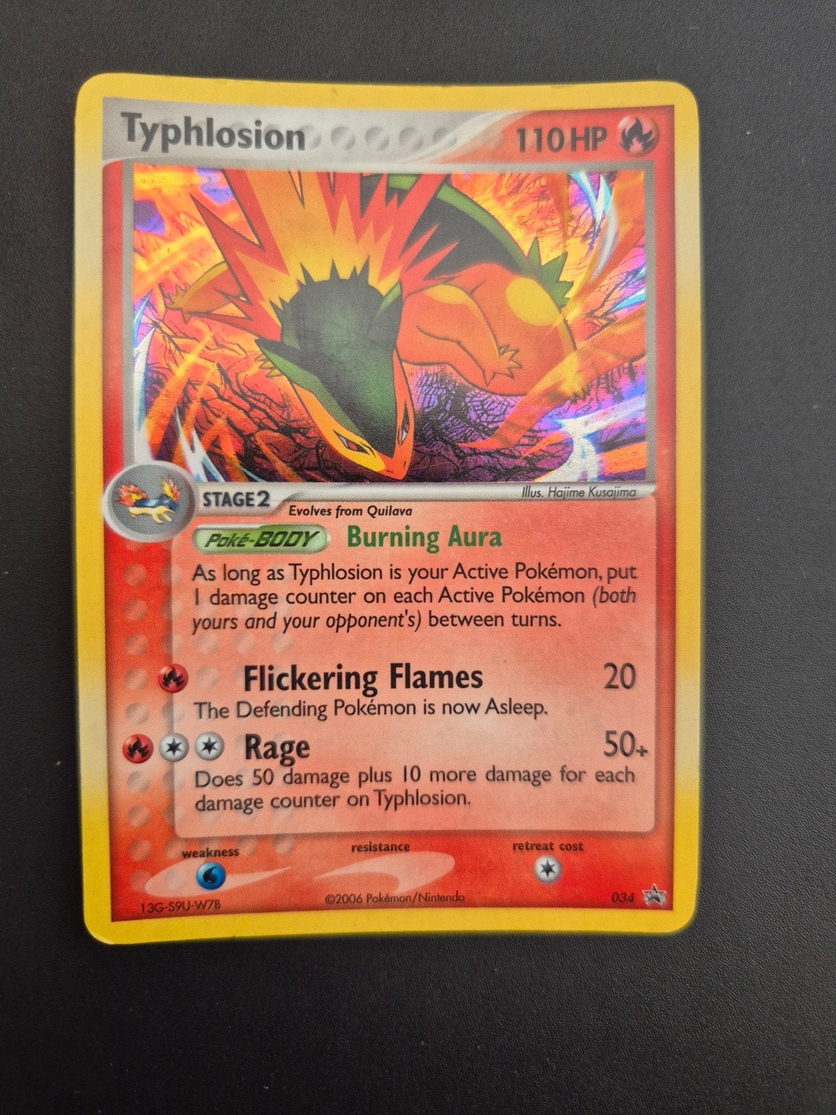 Typhlosion Pokémon kaart 110 HP - Stage 2, Ophalen of Verzenden