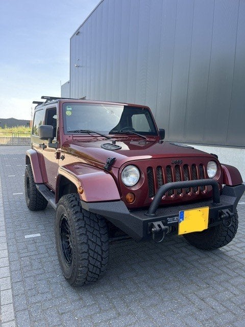 Jeep Wrangler 3.8 I V6 AUT 2008 Rood, Auto's, Euro 5, 450 kg, Zwart, 1715 kg