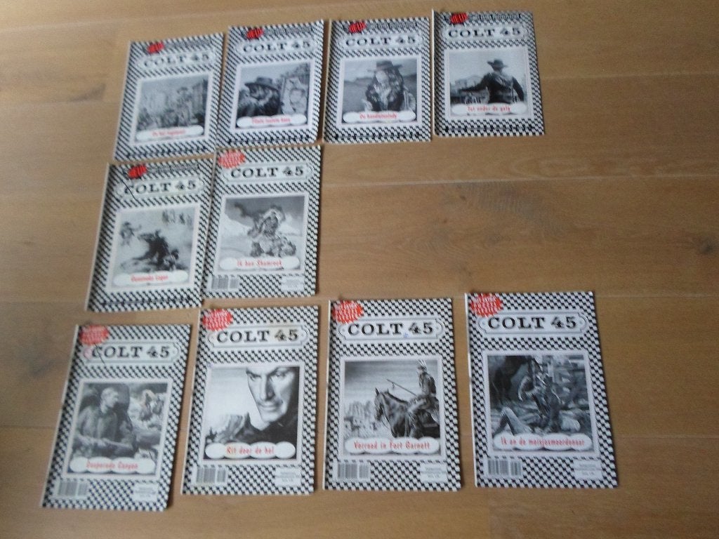 10 western Colt 45 boekjes, Boeken, Avontuur en Actie, Ophalen of Verzenden, Gelezen