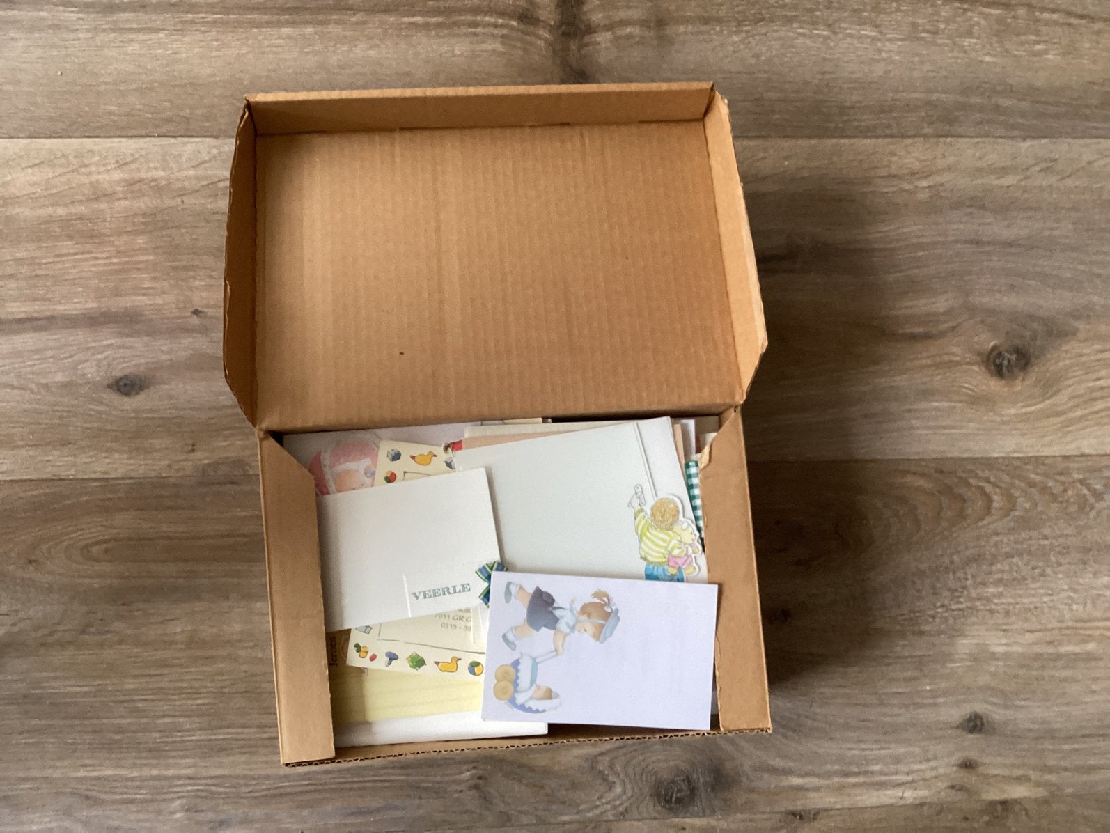 Doos vol met kaartjes van de jaren 90, Ophalen of Verzenden, 1990 tot 2000