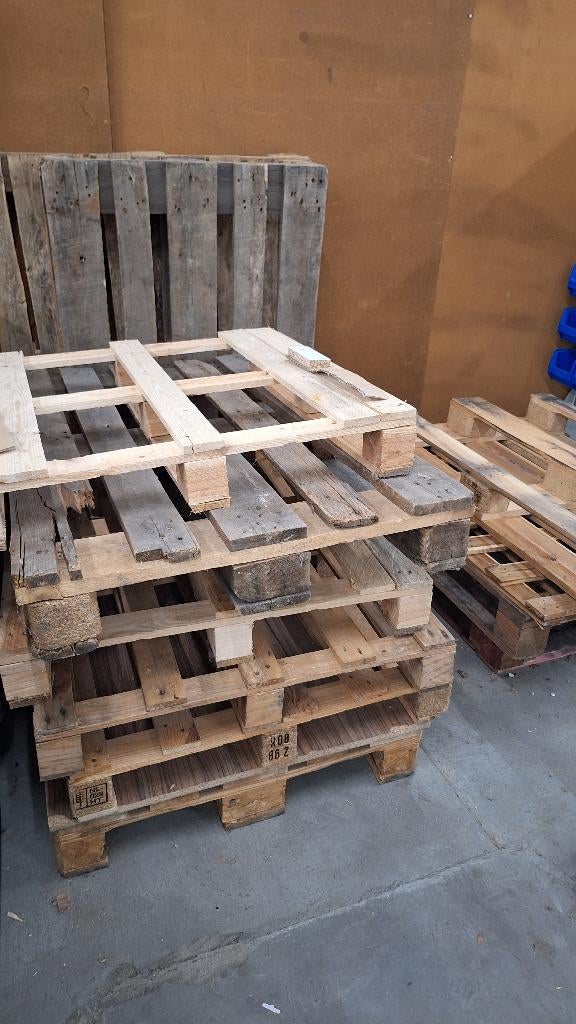 Pallets voor DIY project of brandhout, Doe-het-zelf en Verbouw, Hout en Planken, Ophalen, Gebruikt, 50 mm of meer, Pallet