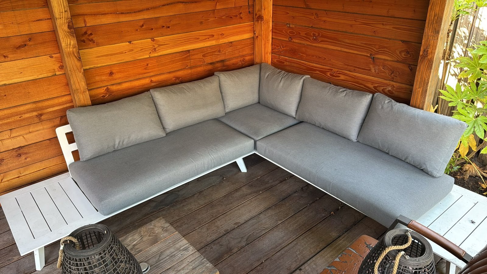 Lounge set hoek van Exterioo, Ophalen, 5 zitplaatsen, Gebruikt, Aluminium