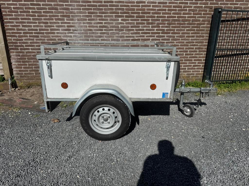 Bagage aanhanger compact met afsluitbare deksel, Ophalen, Zo goed als nieuw