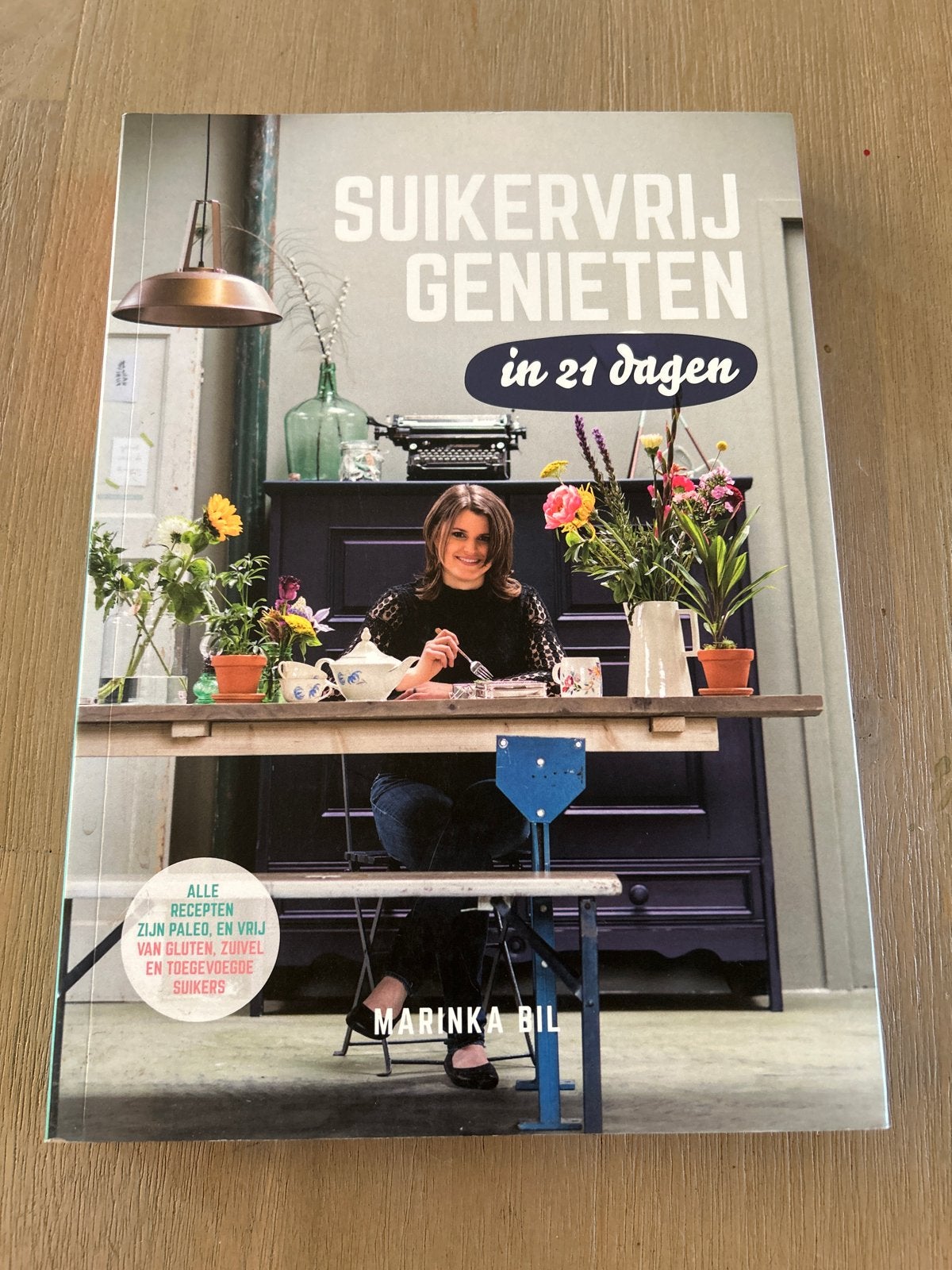 Suikervrij Genieten in 21 dagen - Marinka Bil kookboek, Ophalen of Verzenden, Zo goed als nieuw, Gezondheid en Conditie