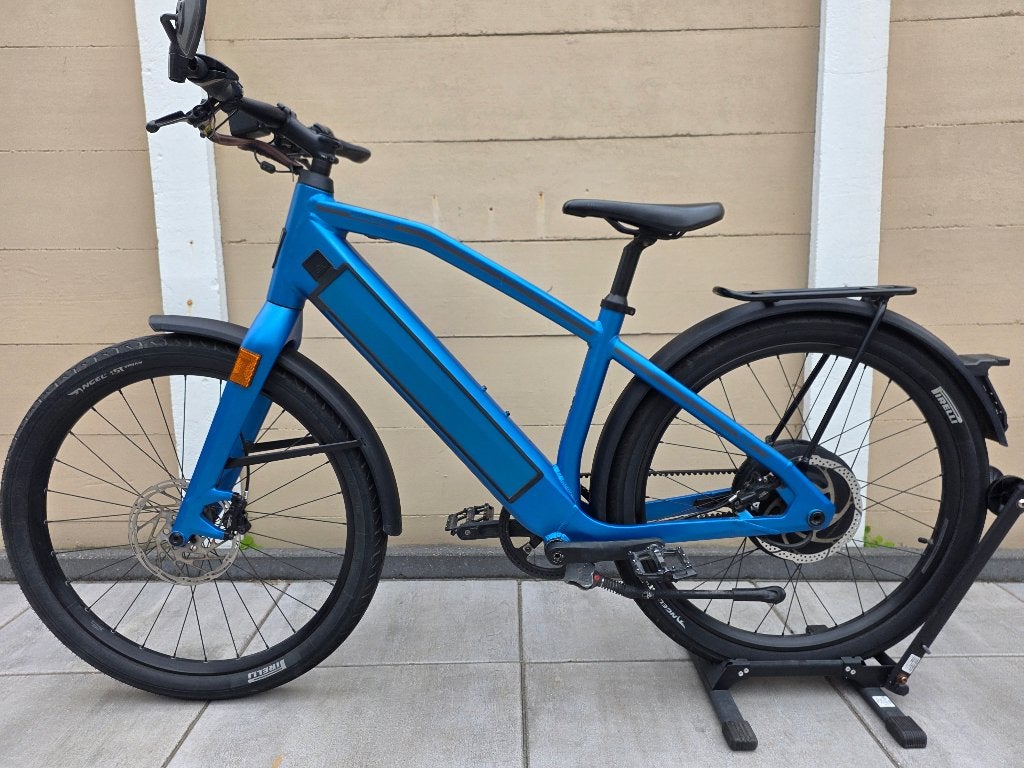 Stromer ST2 Belt blauw 2022 983wh Maat M en L speedpedelec, Fietsen en Brommers, Elektrische fietsen, Ophalen, Zo goed als nieuw