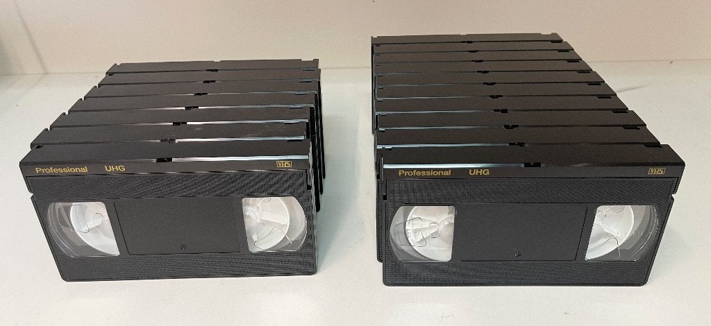 Professional UHG E010 VHS Video casette tape(conditie Nieuw), N, N, Nieuw, Ophalen of Verzenden