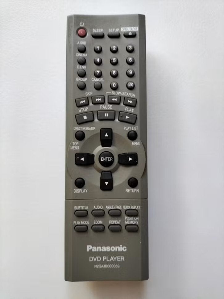 Panasonic N2QAJB000069 Afstandsbediening DVD-speler, Ophalen of Verzenden, Dvd