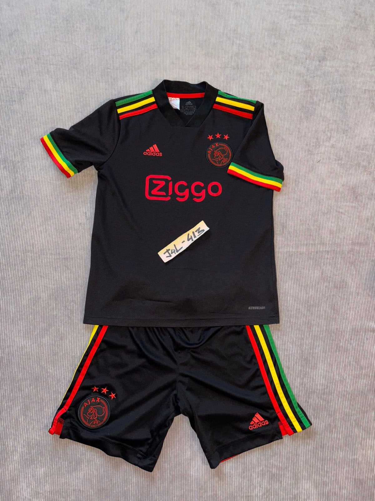 Ajax tenue limited edition Bob Marley, adidas afca fside tdk, Maat XS of kleiner, Verzenden, Zo goed als nieuw, Shirt