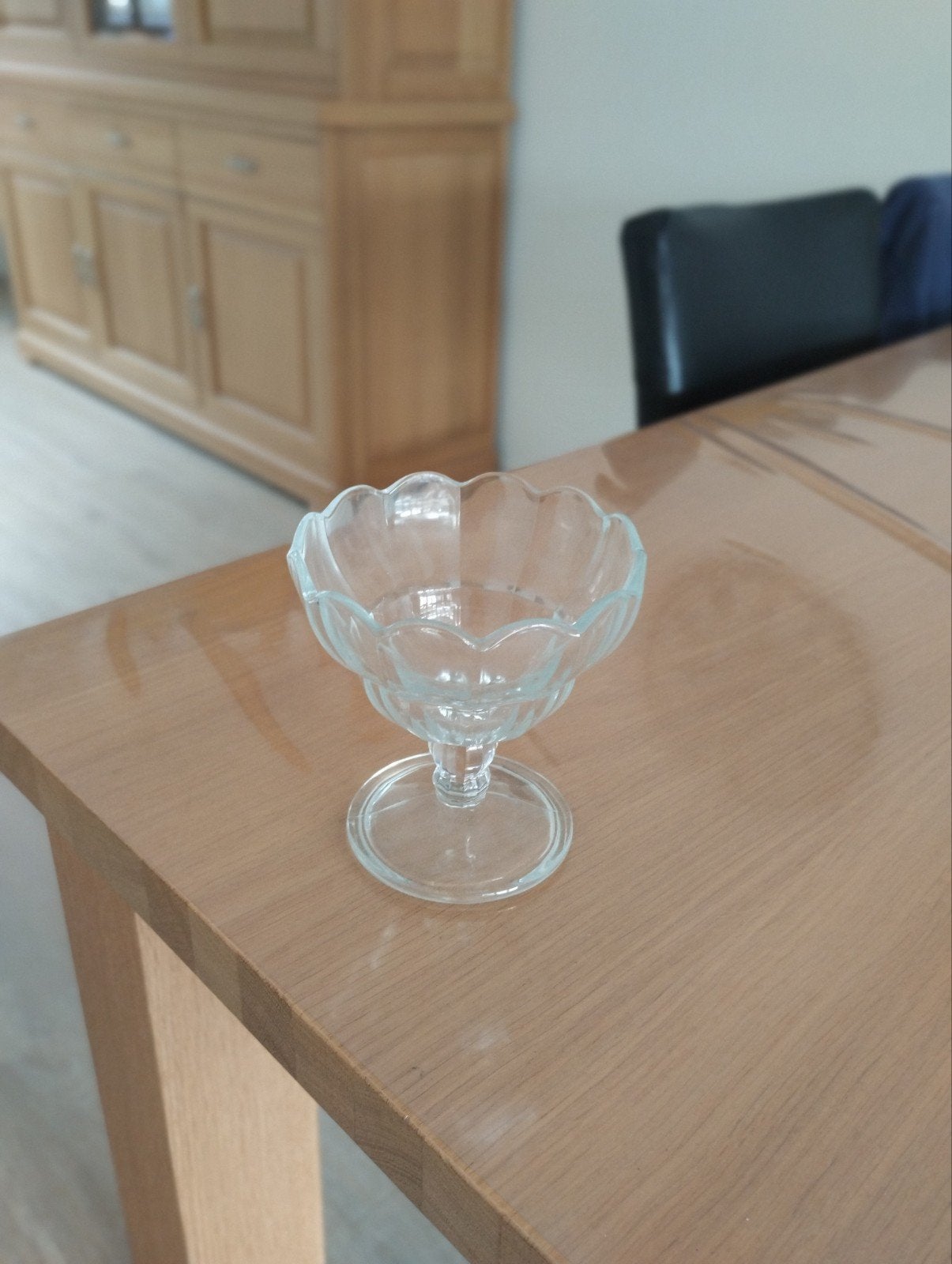 Glazen ijscoupes - Vintage dessertglas, Ophalen of Verzenden
