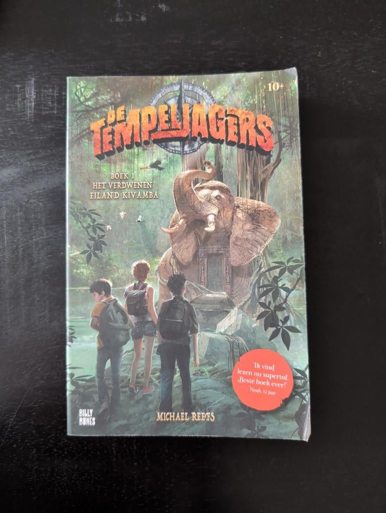 De Tempeljagers Boek 1: Het Verdwenen Eiland Kivamba, Ophalen of Verzenden, Zo goed als nieuw, Michael Reets, Fictie algemeen