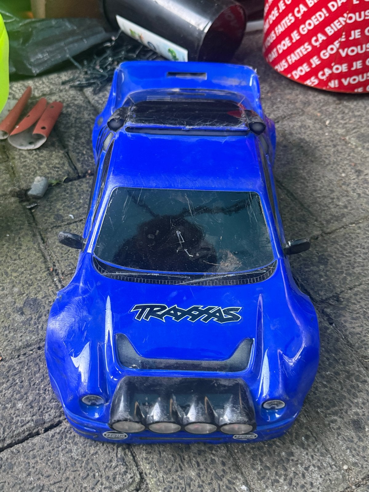 Traxxas Mini Rally, Elektro, Gebruikt, Ophalen of Verzenden, Schaal 1:16