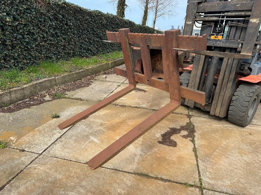 Palletvorken Eurosteel voor midishovel, van 5 tot 10 ton., Ophalen of Verzenden