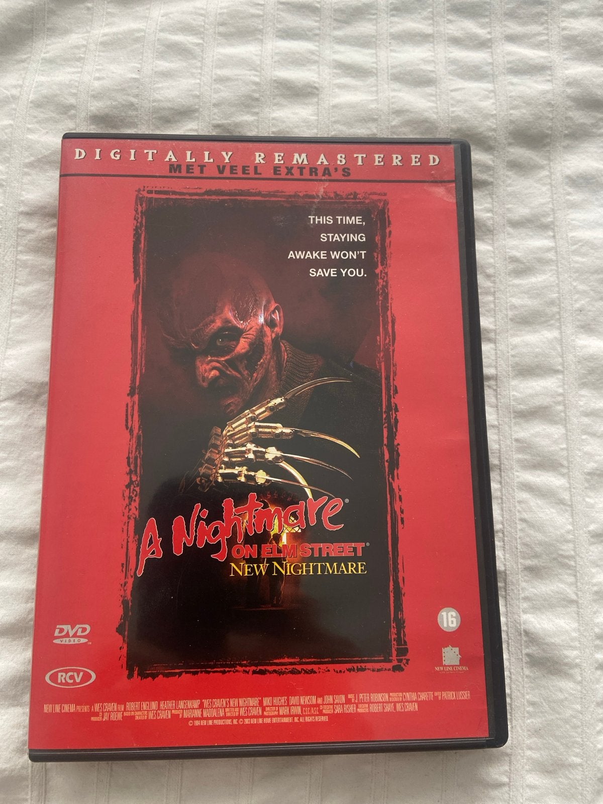 A Nightmare on Elm Street: New Nightmare (DVD), Vanaf 16 jaar, Nederlands, Ophalen of Verzenden, Horror-komedie