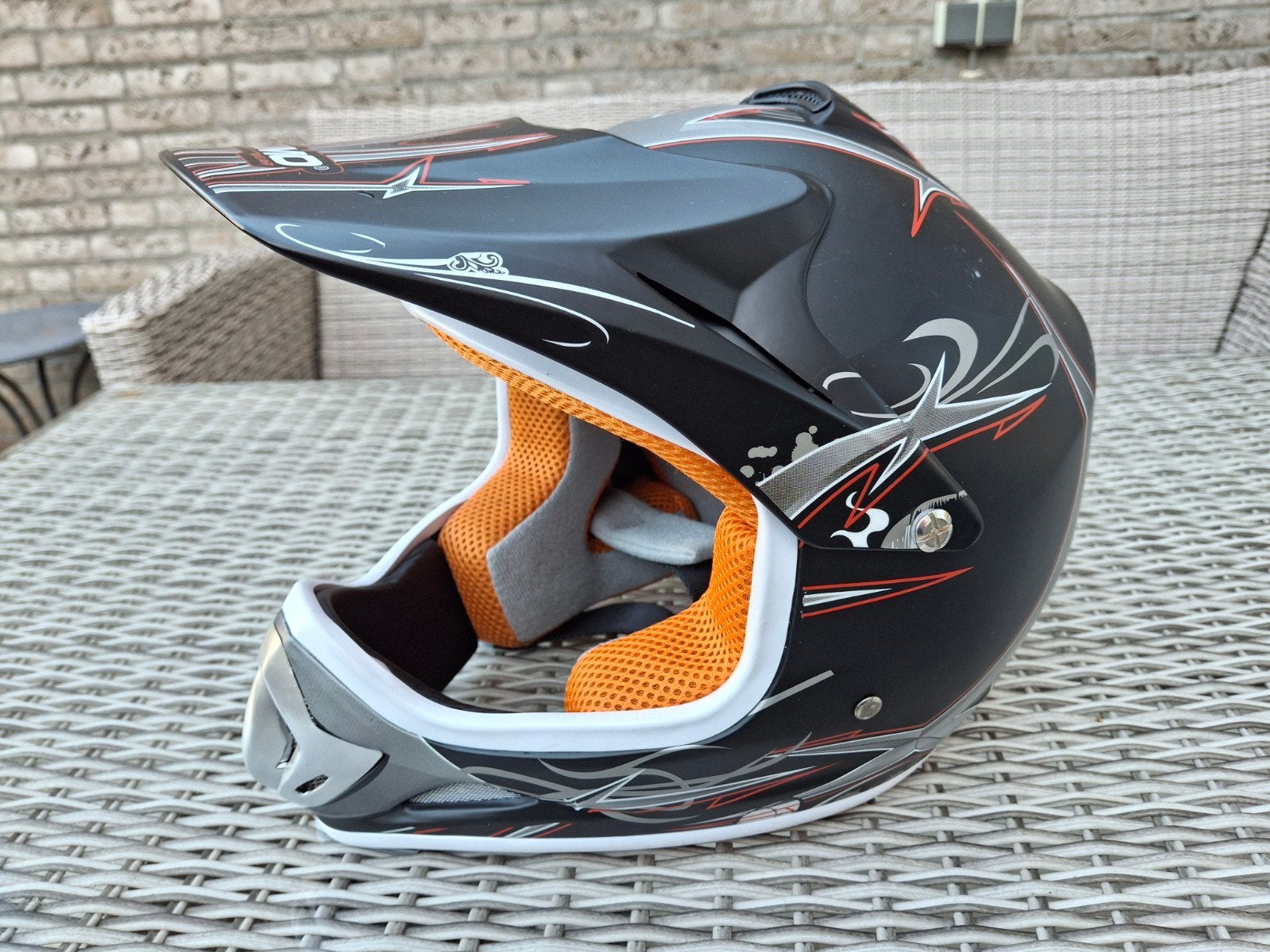 Kinderhelm maat XS - Kimo Wear Offroadhelm, Motoren, XS, Kinderen, Tweedehands, Ophalen
