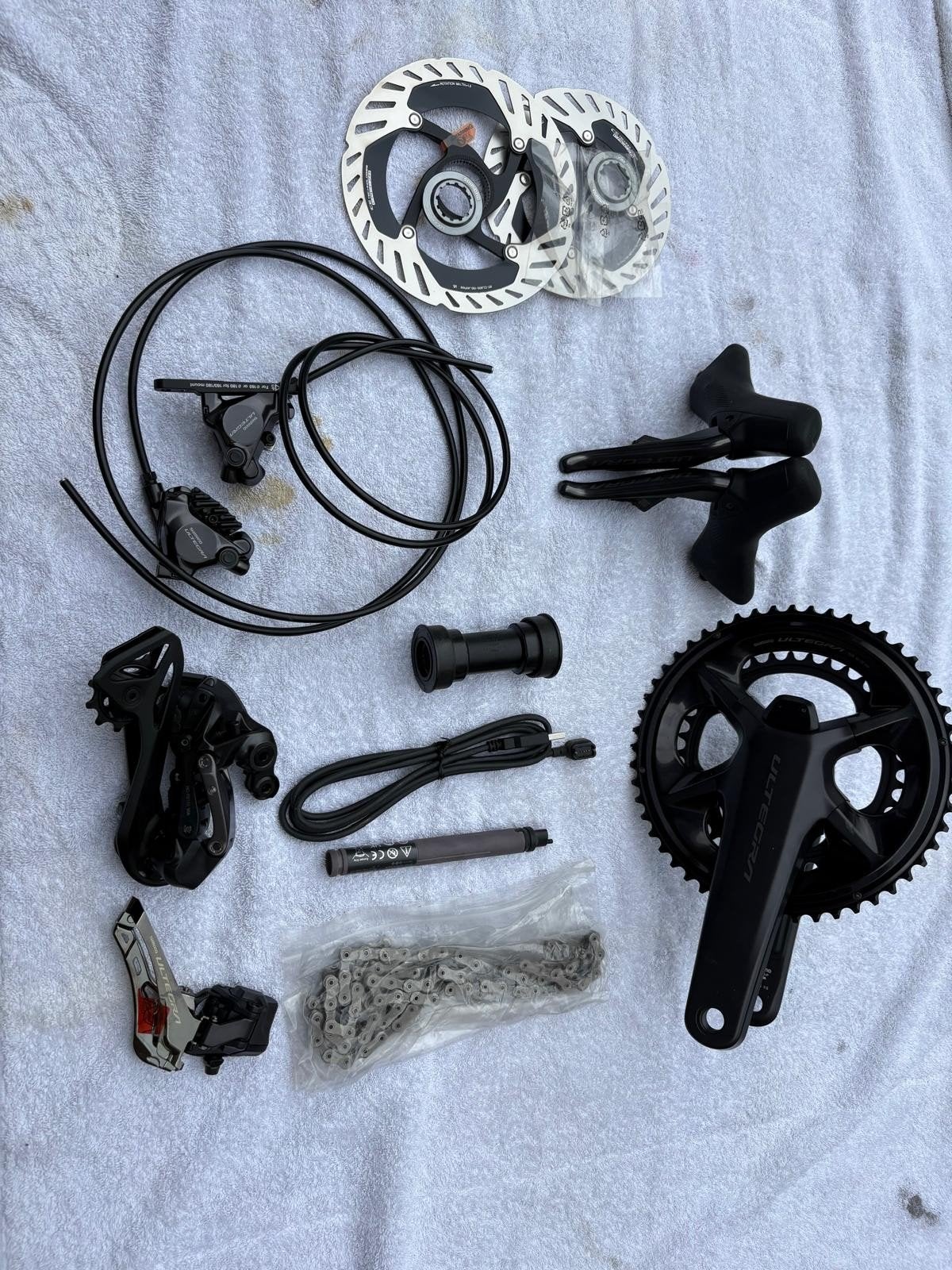 Shimano Ultegra 12 speed Di2 Groepset - Nieuw, Fietsen en Brommers, Fietsonderdelen, Ophalen of Verzenden, Racefiets