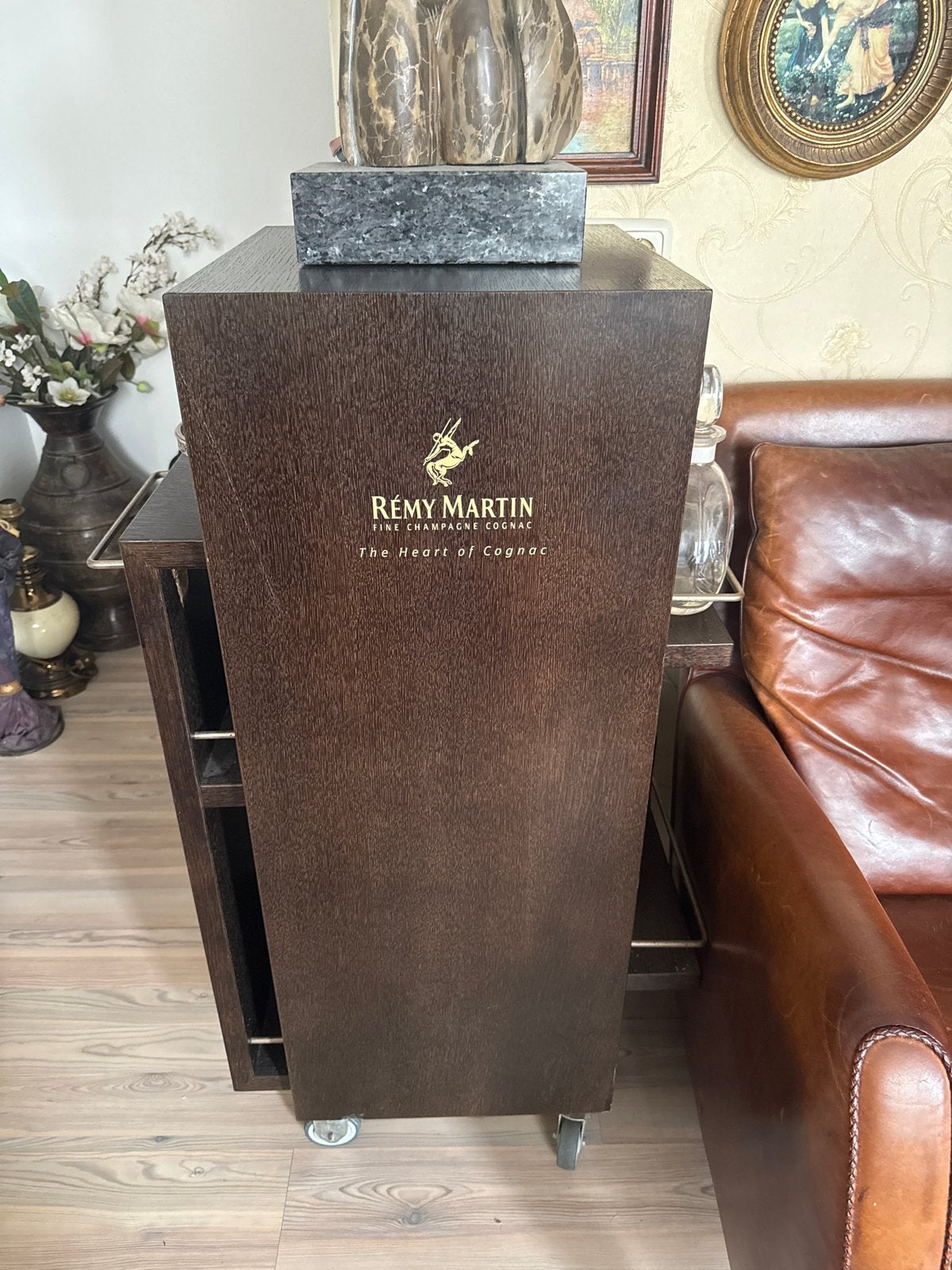 Remy Martin Cognac Bar Trolley op wielen, Ophalen, Gebruikt