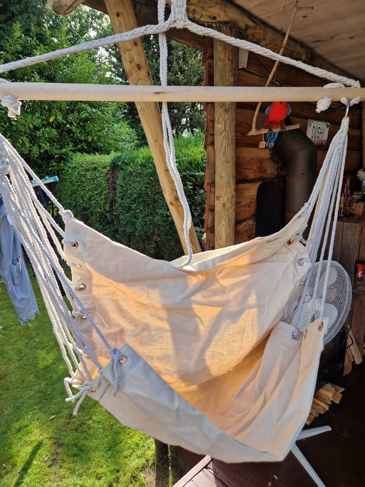 Comfortabele hangstoel voor binnen en buiten, Ophalen, Gebruikt, Eenpersoons, Binnen
