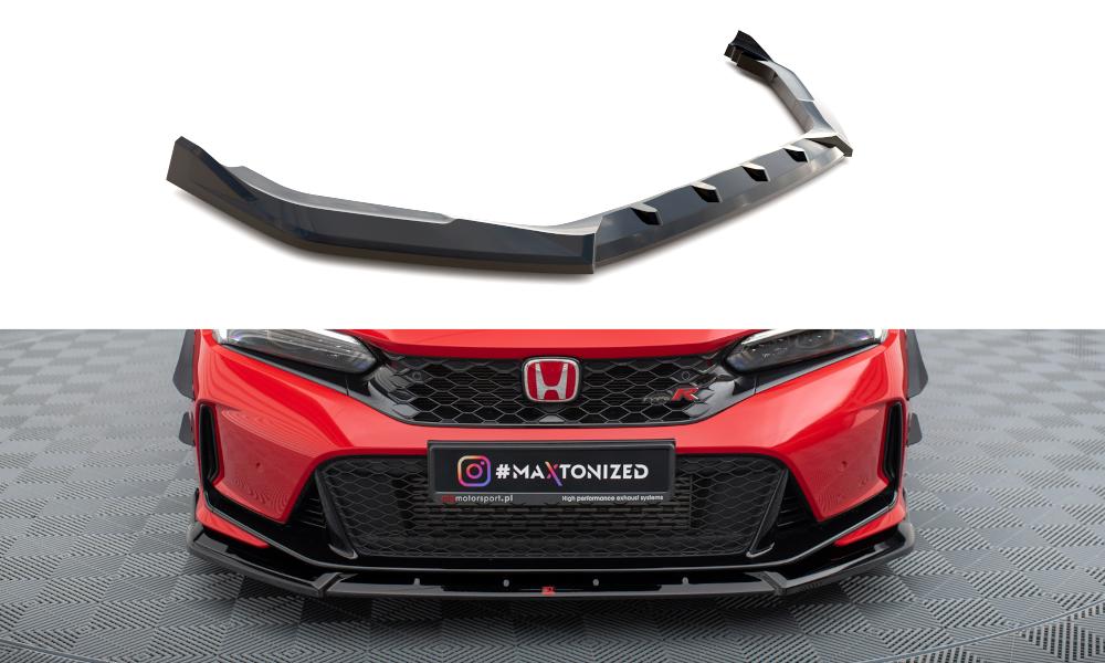 Voorlip sideskirt diffuser spoiler - Honda Civic Type-R 23+, Ophalen of Verzenden