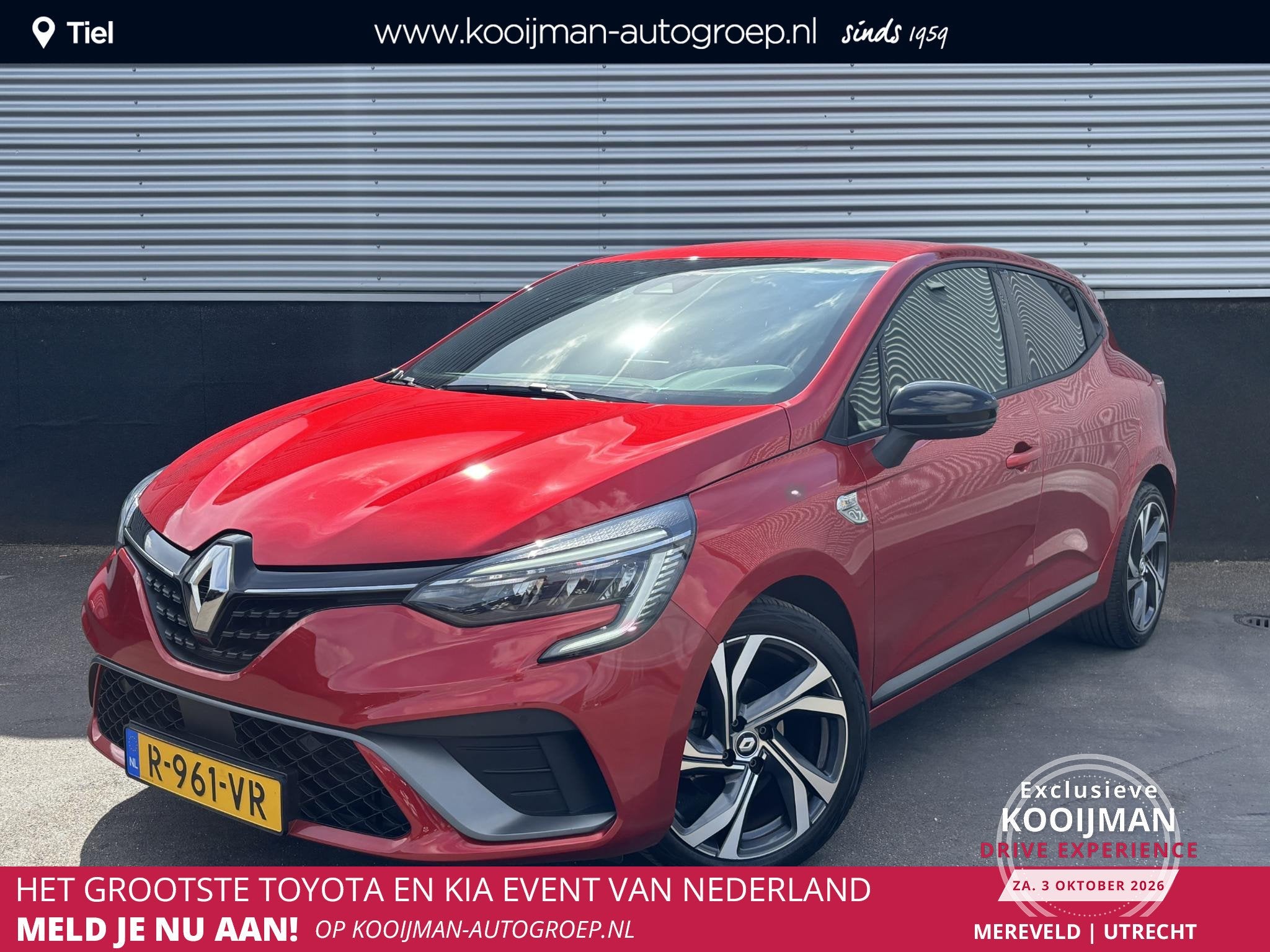 Renault Clio 1.0 TCe 90 R.S. Line NL auto Dealer onderhouden, Voorwielaandrijving, Dealer onderhouden, Gebruikt, Euro 6