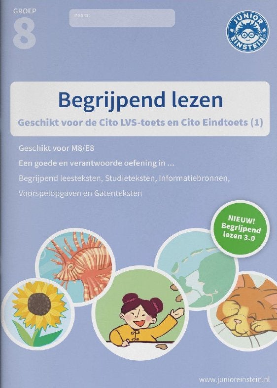 Begrijpend lezen oefenboek deel 1 (groep 8), Boeken, Schoolboeken, Ophalen, Zo goed als nieuw, Overige niveaus, Nederlands