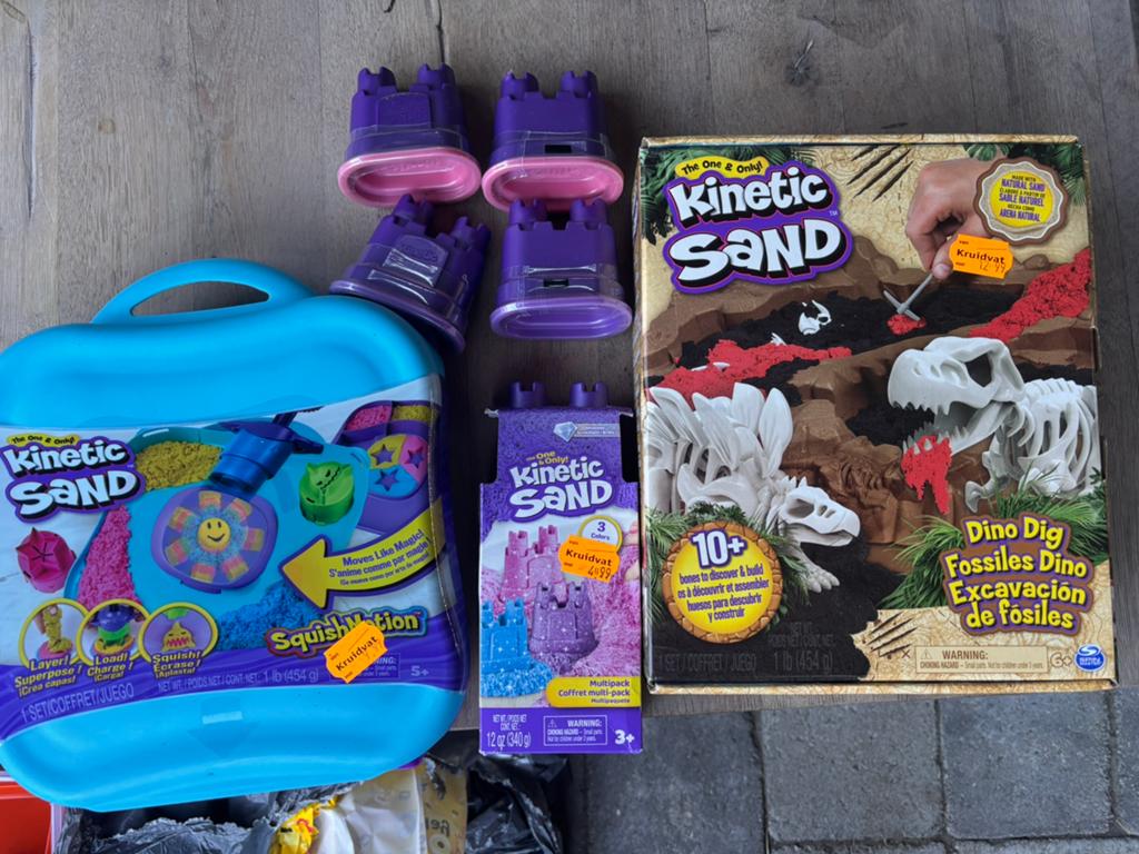 Kinetisch zand verschillende sets., Ophalen of Verzenden, Nieuw