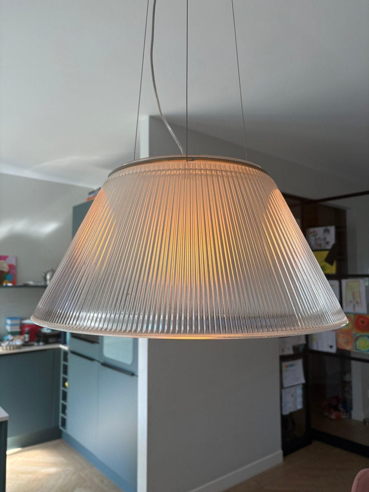 Romeo Moon lamp | Flos, Huis en Inrichting, Lampen | Hanglampen, Ophalen, Gebruikt, Glas