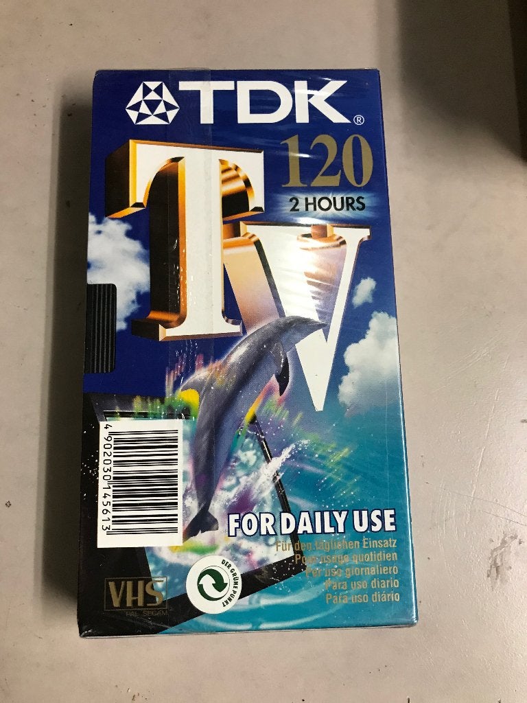 Nieuwe TDK TV 120 VHS videoband - 2 uur opnametijd, Alle leeftijden, Overige genres, Ophalen of Verzenden, Nieuw in verpakking