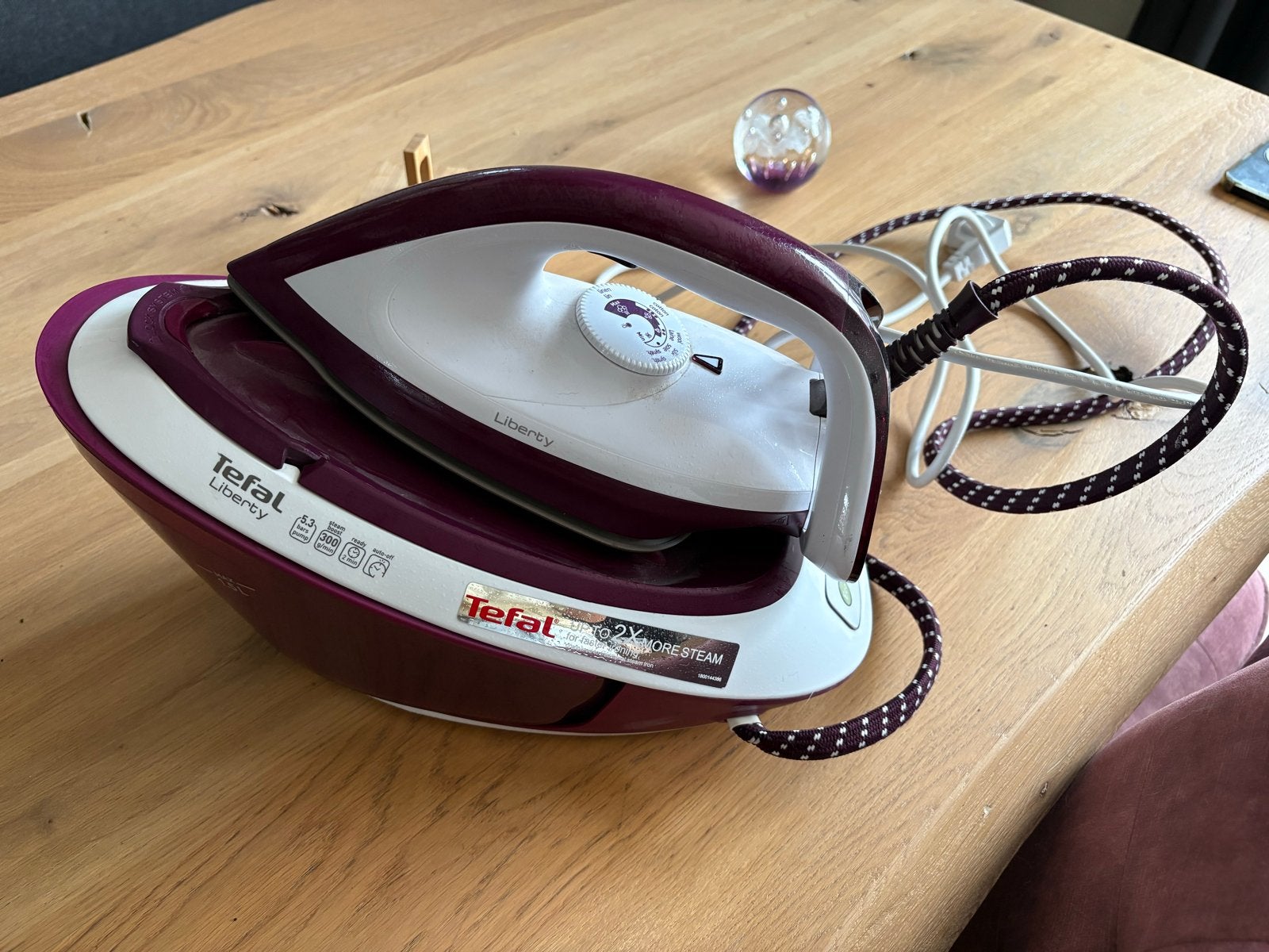 Tefal Liberty Stoomgenerator Strijkijzer - Zo goed als nieuw, Witgoed en Apparatuur, Ophalen, Zo goed als nieuw, Strijkijzer met snoer