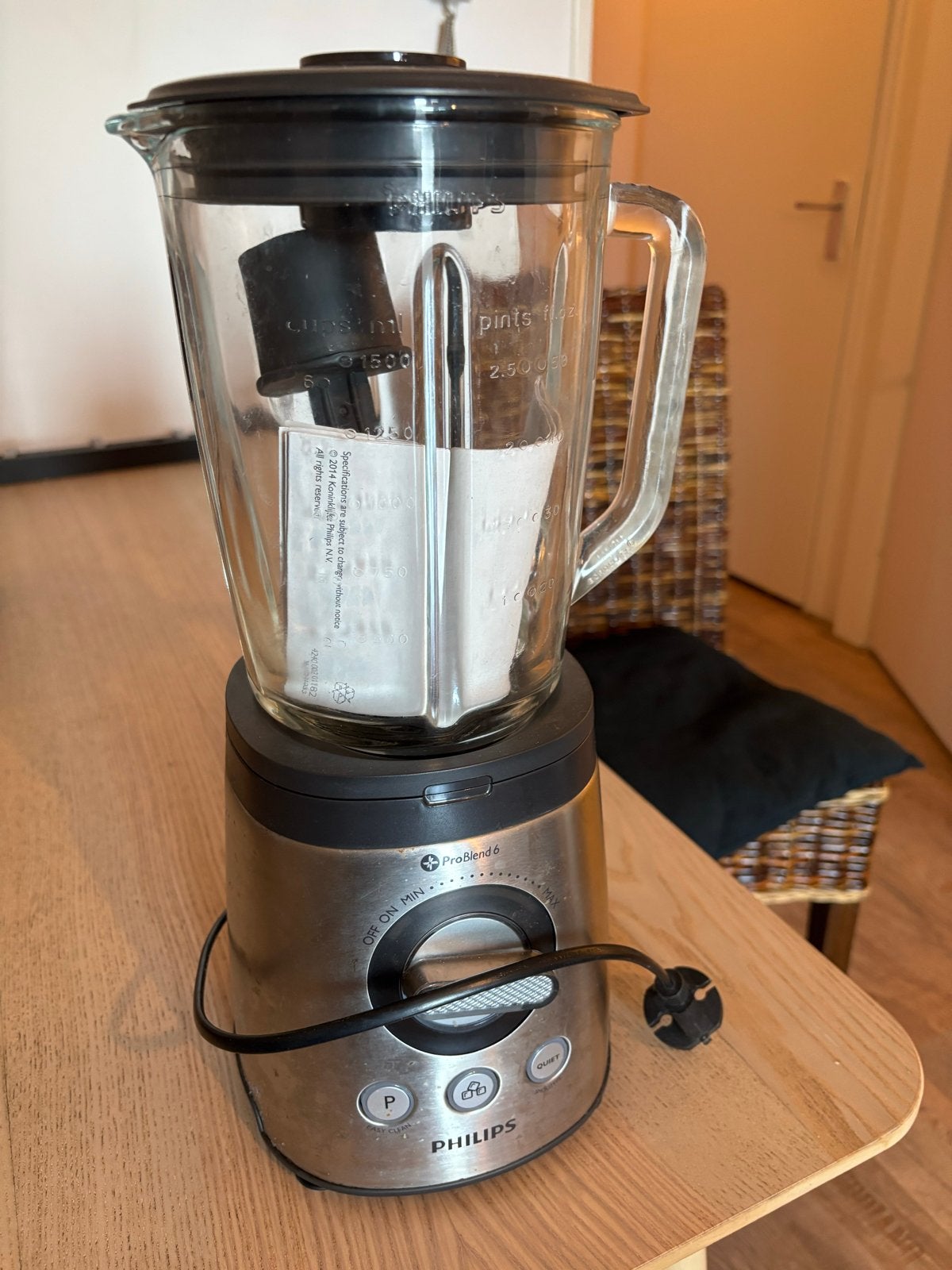 Philips HR2195 Blender - Zo goed als nieuw, Ophalen, Zo goed als nieuw, Blender