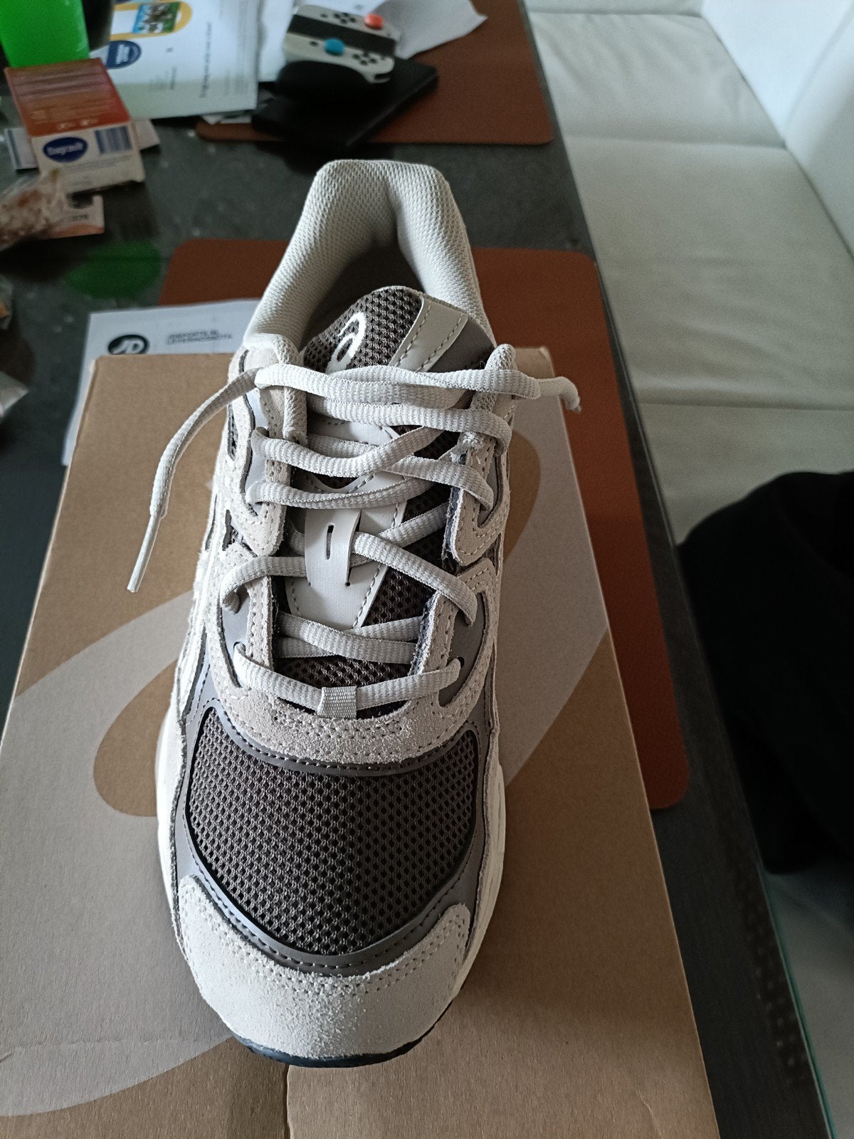ASICS GEL-NYC Clay Canyon/Cream Sneakers - Maat 42.5, Ophalen of Verzenden