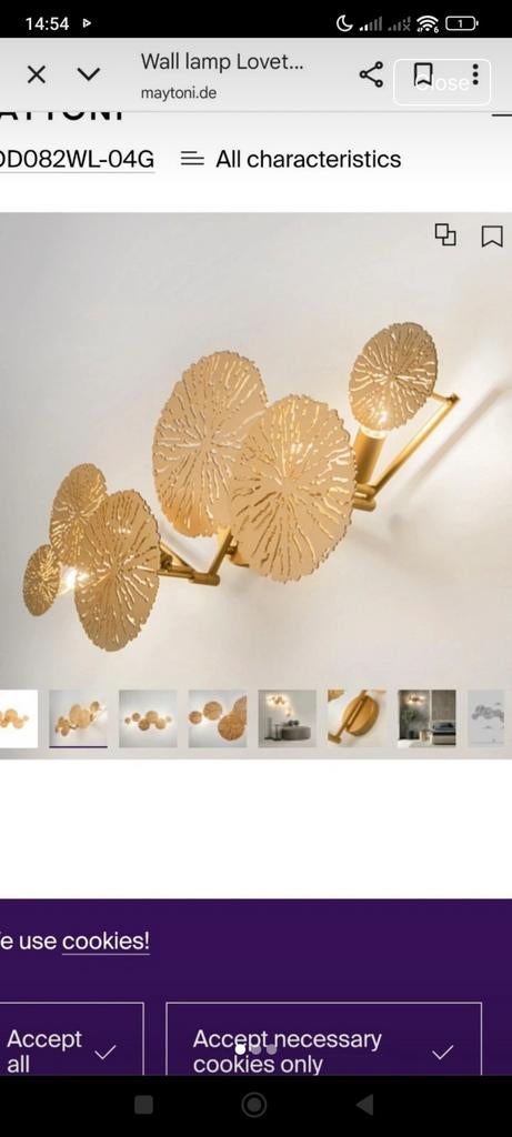 Stylish Designer Lamp Maytoni Lovetann, Ophalen of Verzenden