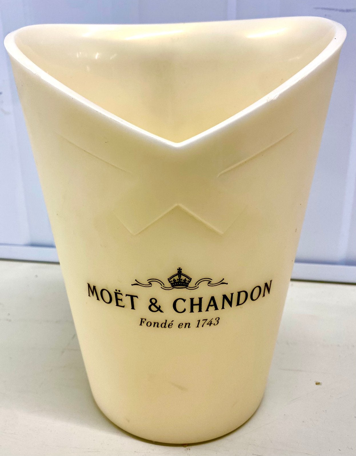 Vintage Moët & Chandon Champagnekoeler 26cm, Ophalen of Verzenden, Zo goed als nieuw, Frankrijk, Champagne