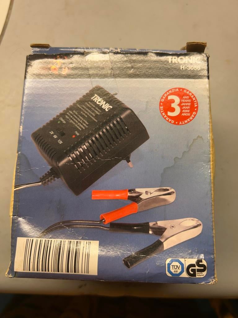 Tronic automatische acculader 2V 6V 12V, Ophalen of Verzenden, Nieuw, Universele onderdelen